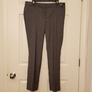 New York & Co Black and White Patterned Slim Leg Slacks NWT | Women's Size 12